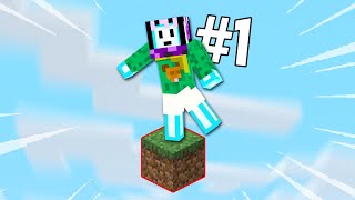 nah lho... KOK cuman ADA 1 BlocK?! (Minecraft Indonesia One Block Survival #1)