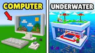 MINECRAFT: 3 NEW Starter Houses!