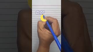 Make heading with bubble letters #calligraphy #shorts #youtube