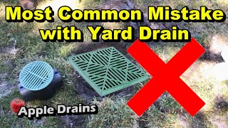 $15 Dollar Catch Basin  SAVE 1000'S  Common Mistakes and How to Correct