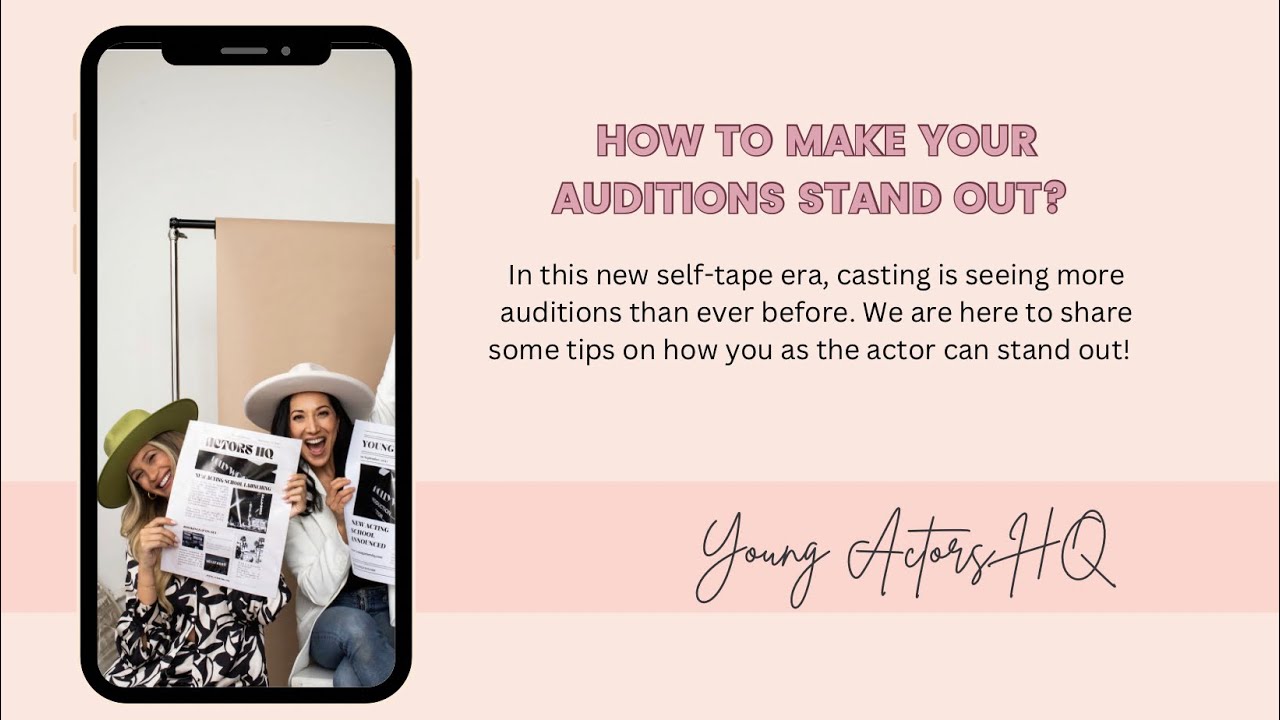How can you make your auditions stand out to casting? - YouTube