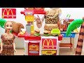 原始時代のマクドナルド ハンバーガー屋さんごっこ ラプンツェル / Primitive Times McDonalds! Kids Pretend Play