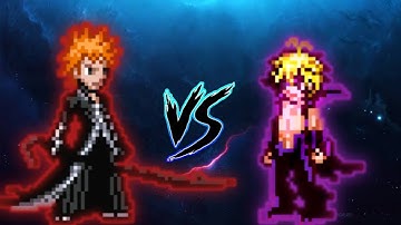 Ichigo Fullbring Bankai VS Meliodas Assault Mode V2 in Jump Force Mugen 😱