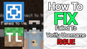 How to FIX Aternos FAILED TO VERIFY USERNAME | TLauncher