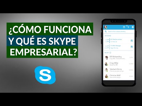 Vídeo: Es pot connectar Skype empresarial a Skype?