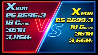 Xeon  E5 2696v3 (3800MHz) vs Xeon E5 2699v3 (3600MHz). Unlock Turbo Boost + Undervolting