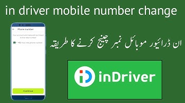 indriver app number change 2024 | in driver number change Karne ka tarika