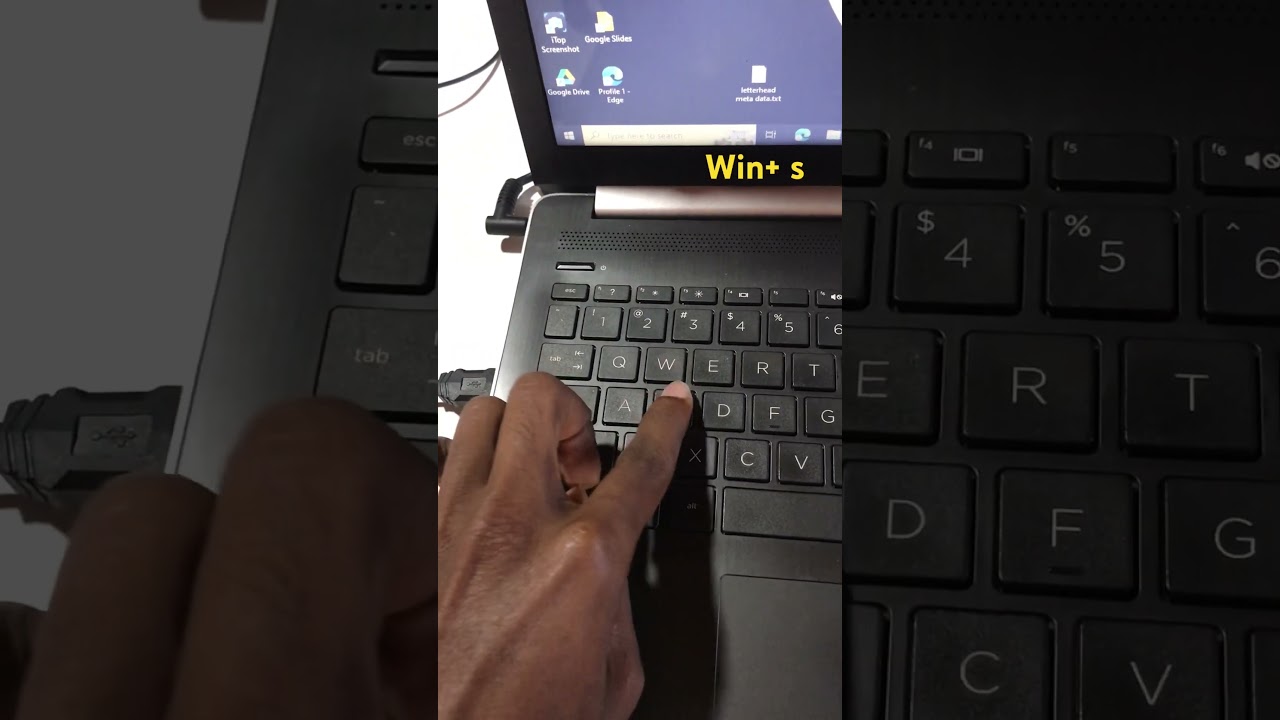 Windows Shortcut (win+S) 