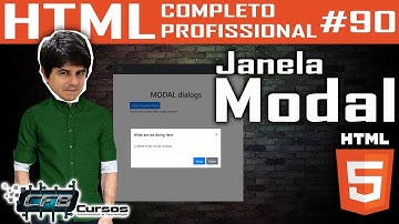 Janela Modal / Página com layout FULL PAGE #P7 - Curso de HTML Completo e Profissional #90