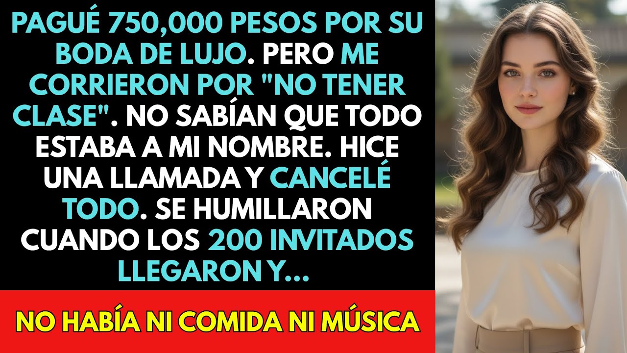 ‘Arruinas La Imagen Frente A Los Suegros’, Me Dijo Mi Madre Al Anular Mi Invitación. Yo Pagué Cada..