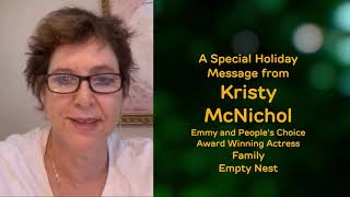 A Special Holiday Message from Kristy McNichol