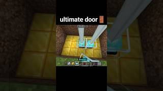 ULTIMATE LASER DOOR in Minecraft!😱🚪#shorts