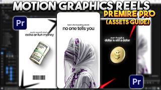 Modern Motion Graphics Reels in Premiere Pro | From Asset Creation to Final Animation