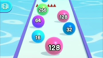 Ball Run 2048 New All Levels Walkthrough Android iOS Gameplay Level 1-4