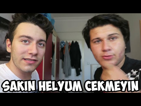 ENES BATUR [ HELYUM GÜLMEME CHALLANGE ] SAKIN DENEMEYİN !!!