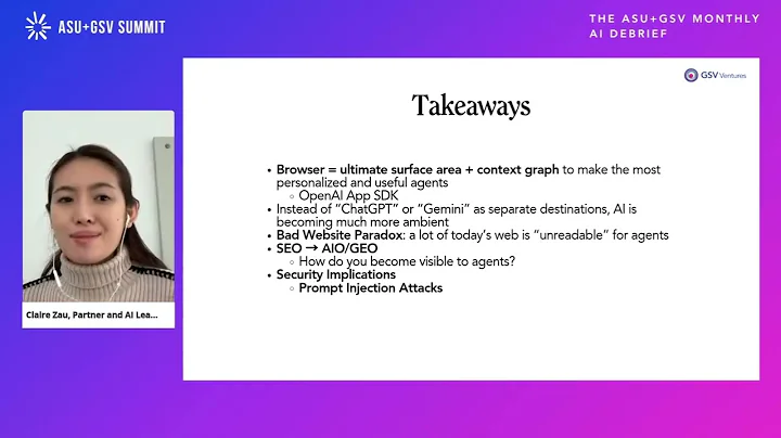 The ASU+GSV Monthly AI Debrief | October 2025