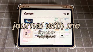 (eng) october journal with me✨ | goodnotes5 | indonesia