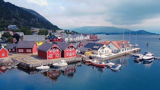 The beautiful village of Kalvåg on the Norwegian coast
