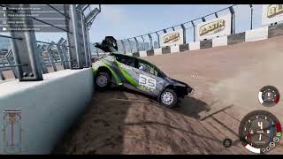 BeamNG drive - Rally con super saltos y dummyes.