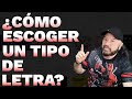 🚀⚡🖍️¿Cómo escoger un tipo de letra acertado para un diseño? - Uso correcto de fuentes tipográficas