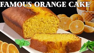 Famous Orange Cake Recipe Juicy, Moist & Simple