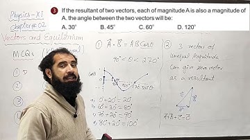 MCQs Vectors and equilibrium first year physics||KP and Federal Boards