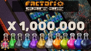 1,000,000 Science per Minute - Factorio Space Age Megabase