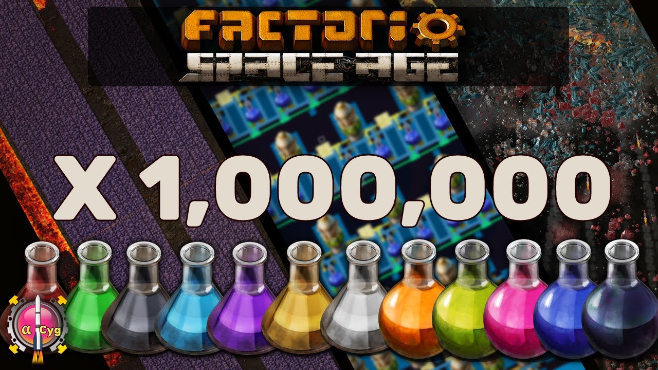 1,000,000 Science per Minute - Factorio Space Age Megabase
