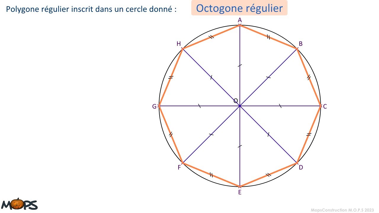 Octogone régulier - YouTube