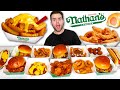 Trying Nathan's Famous MENU! $100 Taste Test!