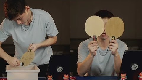 Grand Slam Champion Zhang Jike Teaches You How to Sand a Blade for Better Performance