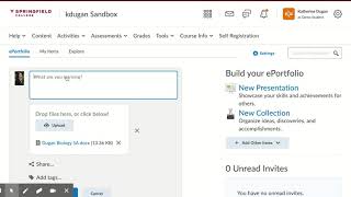 For Students--how to add a signature assignment to your eportfolio