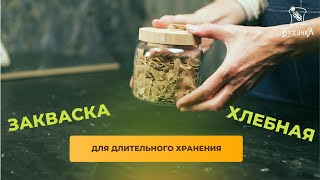 Сушим закваску для длительного хранения, для переезда, на всякий случай!