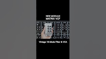 NEW MODULE! MATRIX VCF - Vintage 16-Mode Filter & VCA by AJH SYNTH for #eurorack Modular Synth