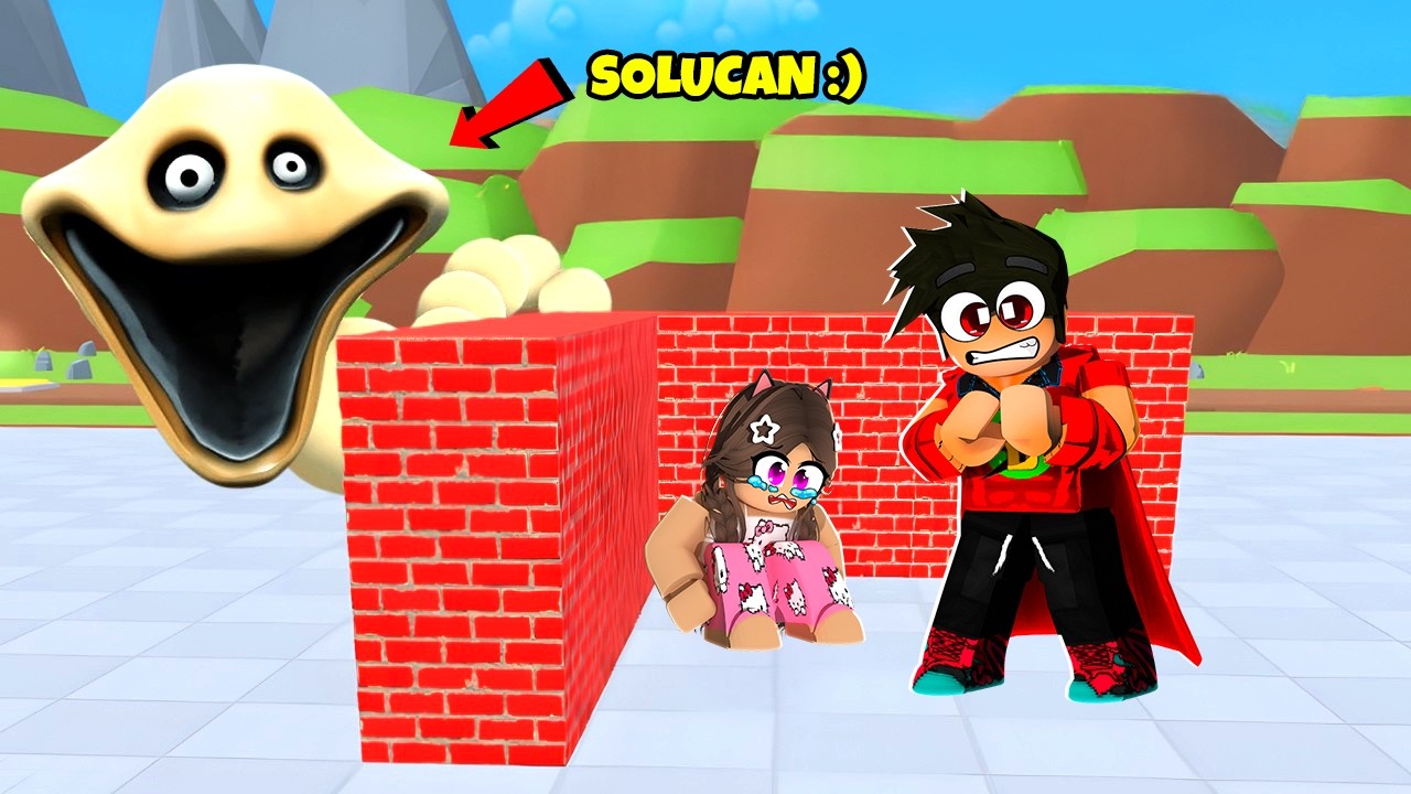 SOLUCANLARDAN SAKLANMAK İÇİN AYBÜKE İLE EV KURDUK 🤣 Build to Survive Hungry Worms 2