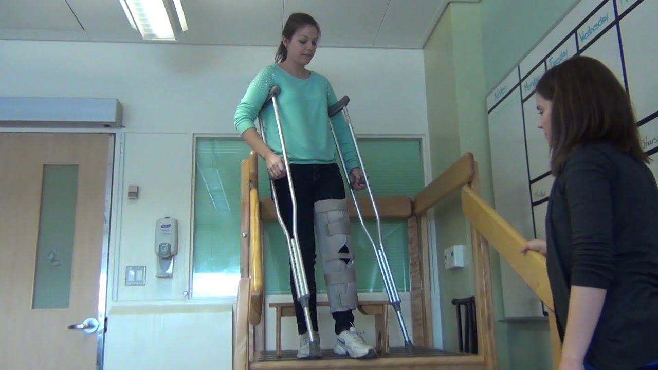 Crutch Walking - Partial Weight Bearing 