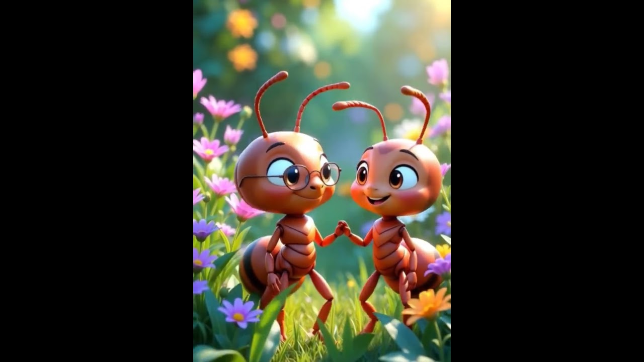 Appu & Kuttu  ஒற்றுமையின் சக்தி  குட்டிகளுக்கான அழகான கதை 🐜 #kids moral story #KidsStory #AntStory