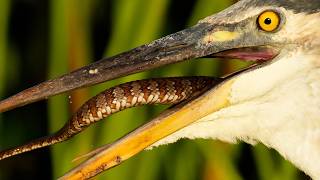 Heron VS Snake - Testing Sony's New 100-400mm 4.5 Zoom Lens - Shot on Sony A1-2 Heron VS Snake - Testing Sony's New 100-400mm 4.5 Zoom Lens - Shot on Sony A1-2
