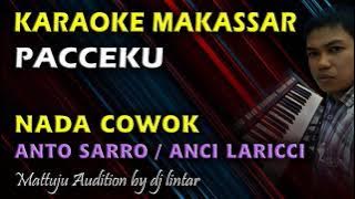 Karaoke Makassar Pacceku || Anto Sarro || Nada Cowok