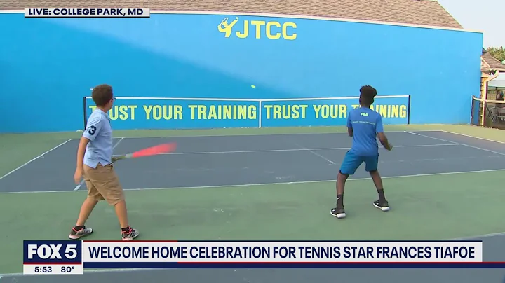 Welcome home celebration held for tennis star Frances Tiafoe in Prince George's County | FOX 5 DC