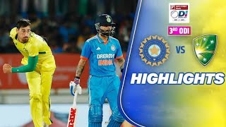 India vs Australia 3rd Odi 2017 Highlights | Thriller Match screenshot 1