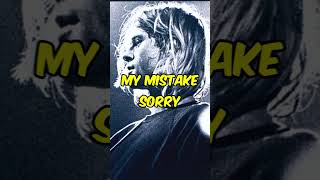 The day Kurt Cobain apologized to his friend on stage ❤️