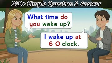 Common English Conversation Questions With Simple Answers | English Practice For Daily Use
