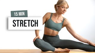 DAY 7 Back to Basics - 15 MIN FULL BODY STRETCH For Rest Day, Improve Mobility \& Flexibility