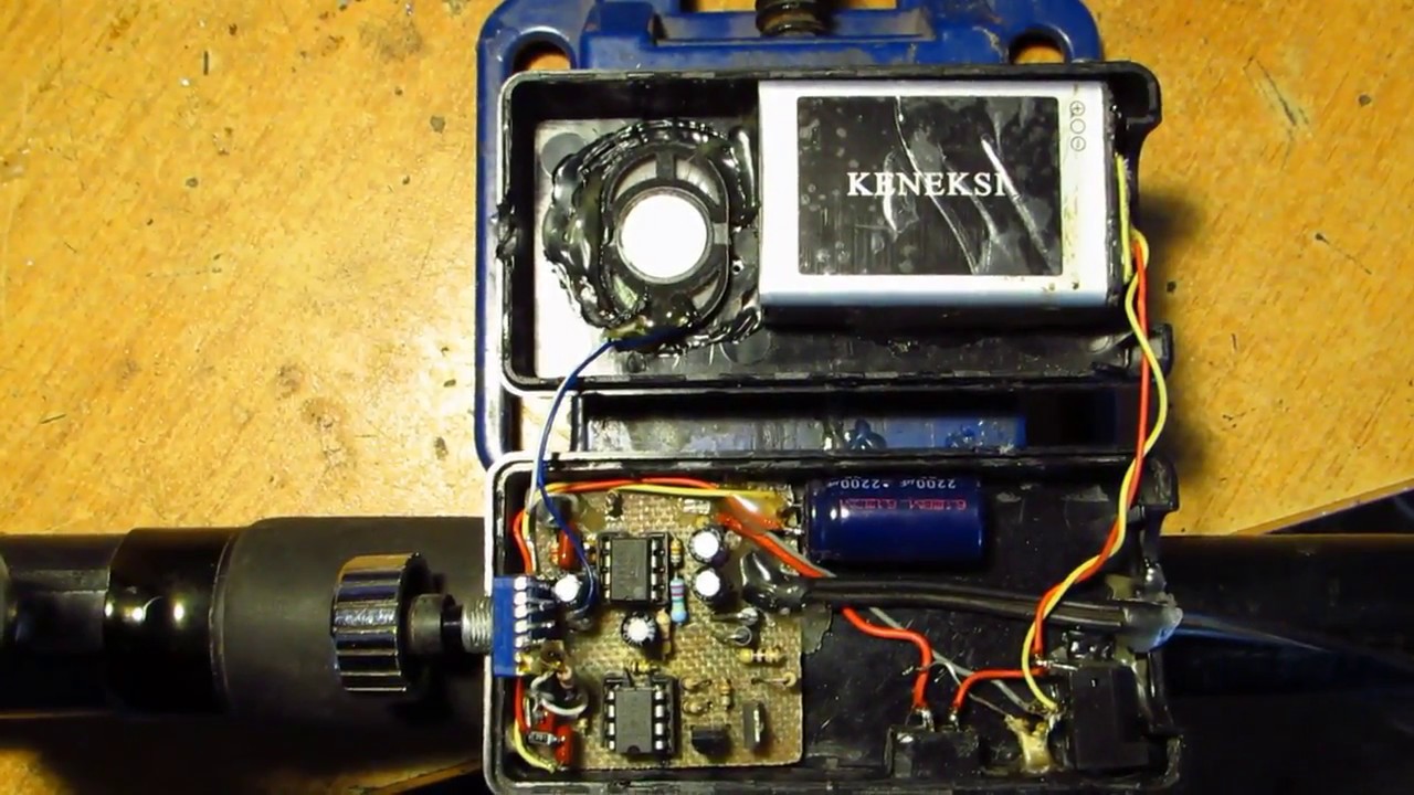 очень простой импульсный металлодетектор.