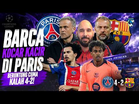 PSG LUAR BIASAAAA, BARCA GAGAL COUNTER PRESSING, LUIS ENRIQUE TOP CLASS!