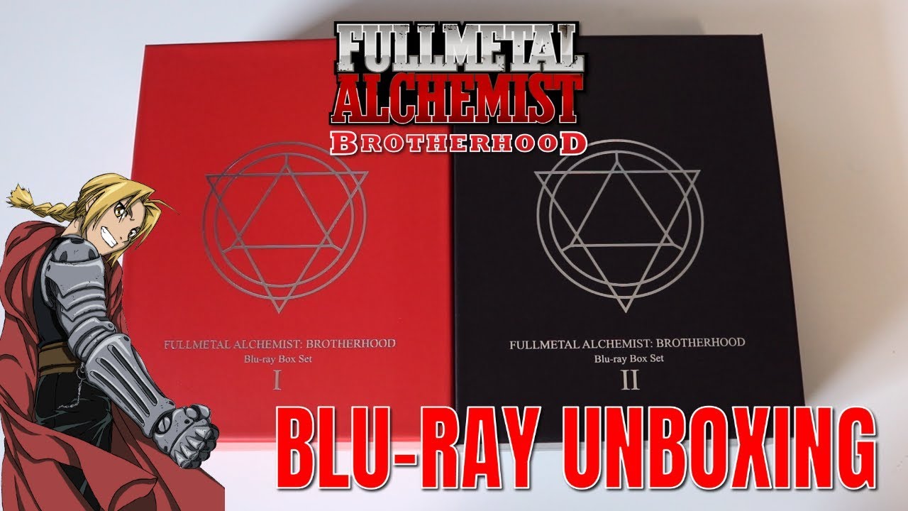 Fullmetal Alchemist Brotherhood Blu-Ray Box Set Unboxing - YouTube