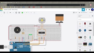 How to make a Police Siren with LEDs and a Motor on Arduino