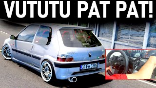 BU NASIL EGZOZ! - VAREX EGZOZLU 106 GTİ İLE VUTUTU PAT PAT - ETS 2 MOD T300RS GT