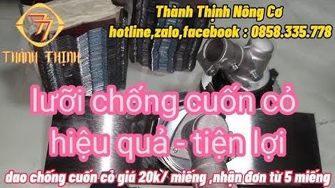 Lưỡi dao chống cuốn cỏ đơn giản tiện lợi
